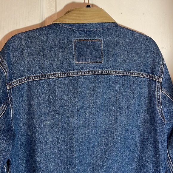 Levi’s Trucker Chore Jacket corduroy neck Size small oversized fit - Picture 7 of 9